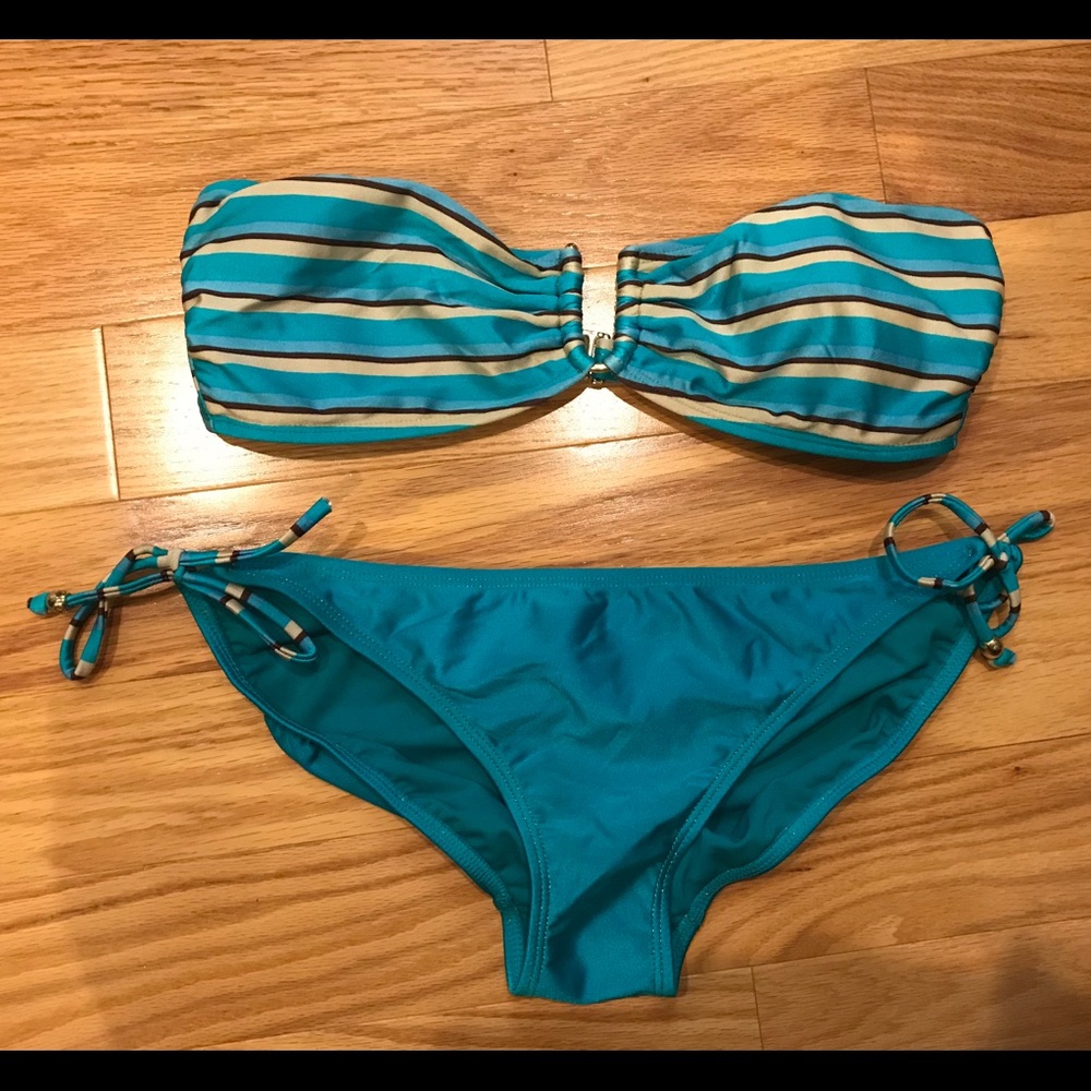 Striped Bikini Set